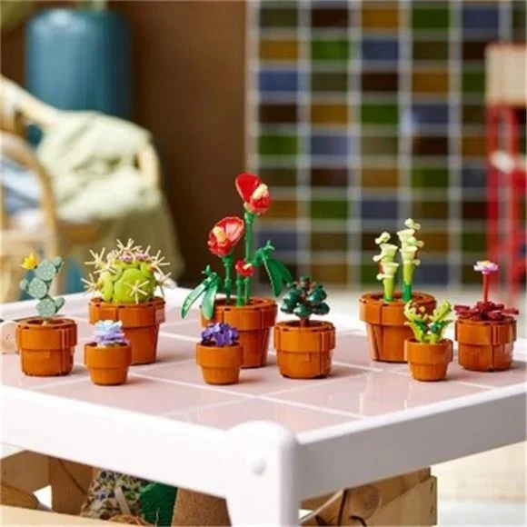 LEGO Icons Tiny Plants Build and Display Set for Valentines Day